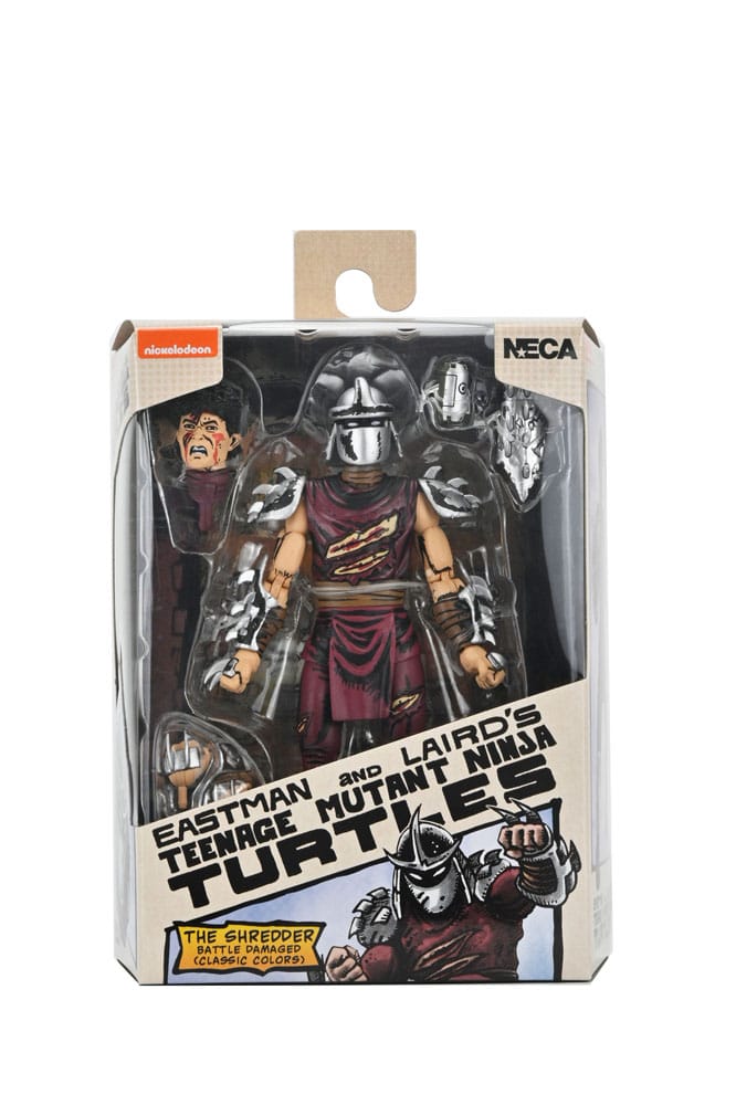 Teenage Mutant Ninja Turtles Action Figure Battle Damaged Shredder 18 cm 0634482545430