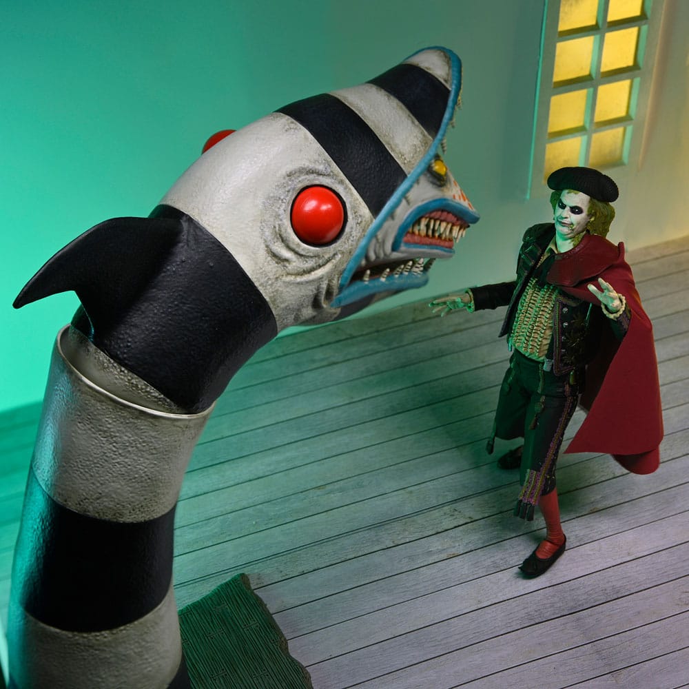Beetlejuice Beetlejuice Action Figure 2 Pack Ultimate "Matador" Beetlejuice and Sandworm 18 cm 0634482573211