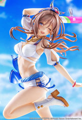 The Idolmaster Gakuen PVC Figure 1/7 Himesaki Rinami Kimi to Semi Blue Ver. With Bonus 27 cm 4595122080208