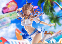 The Idolmaster Gakuen PVC Figure 1/7 Himesaki Rinami Kimi to Semi Blue Ver. With Bonus 27 cm 4595122080208