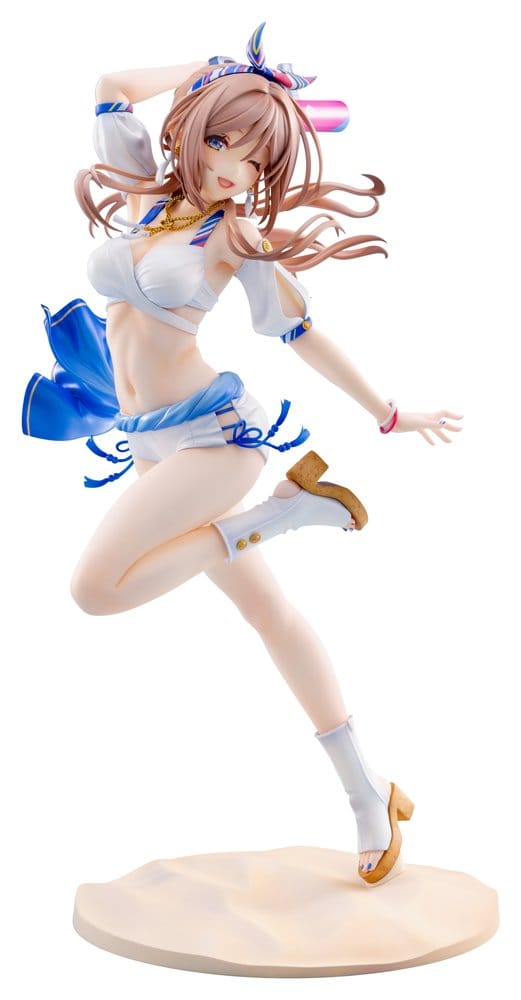 The Idolmaster Gakuen PVC Figure 1/7 Himesaki Rinami Kimi to Semi Blue Ver. 27 cm 4595122080215