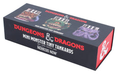 Dungeons & Dragons Set of 3 Mini Tankards Mini Monster 9 cm  0801269160074