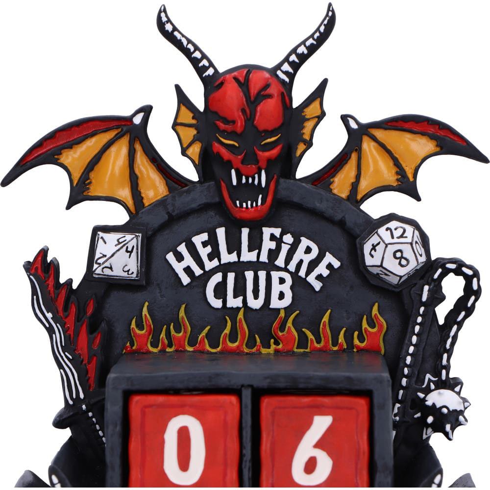 Stranger Things Perpetual Calendar Hellfire Club 15 cm 0801269160340