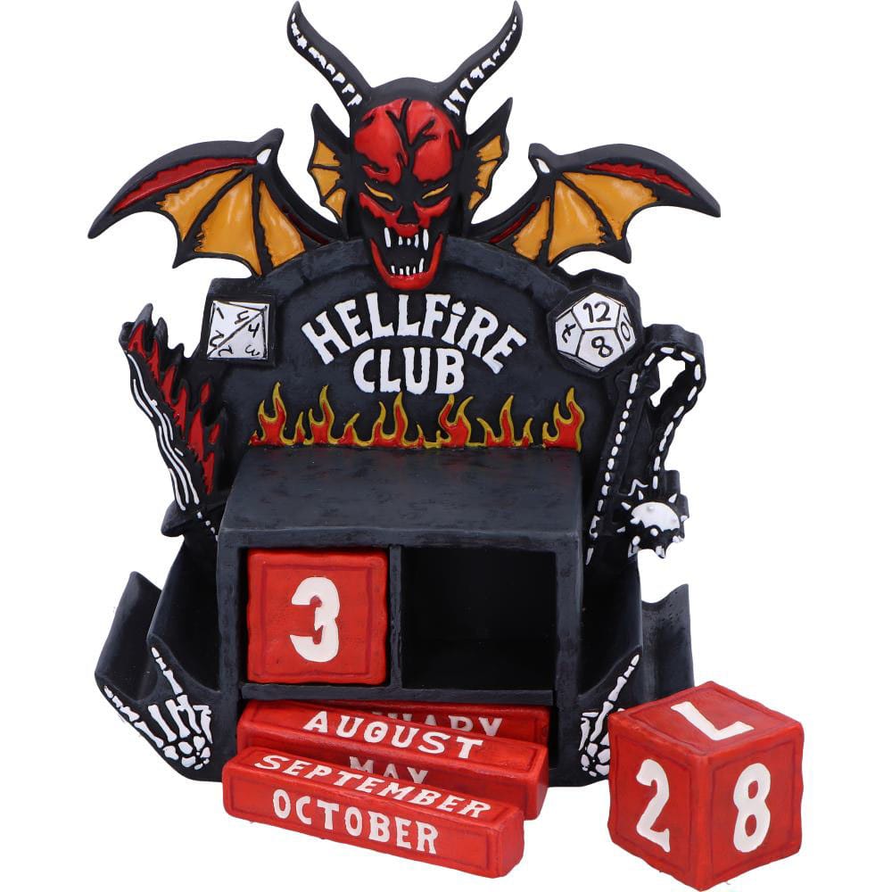 Stranger Things Perpetual Calendar Hellfire Club 15 cm 0801269160340