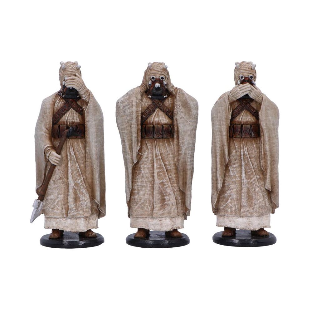 Original Stormtrooper Statue Three Wise Tusken Raiders 14 cm   0801269160746