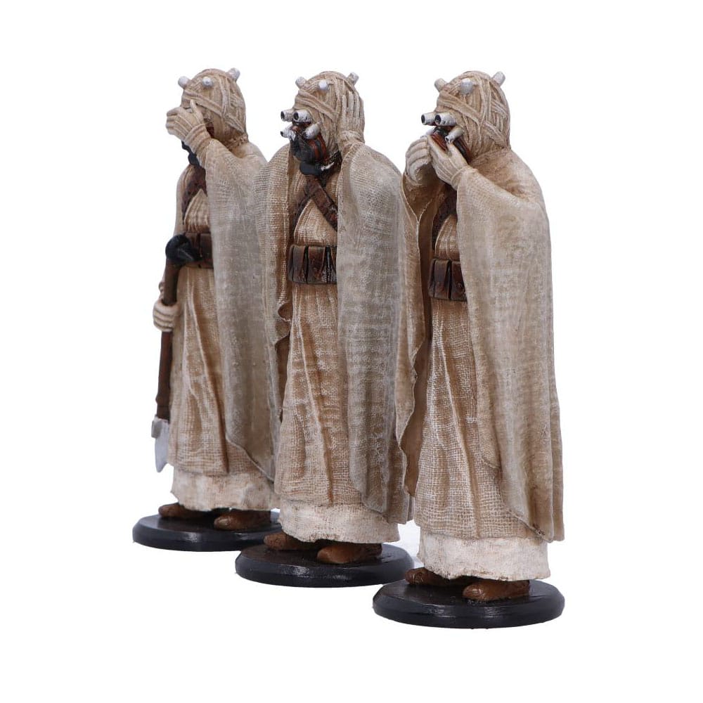 Original Stormtrooper Statue Three Wise Tusken Raiders 14 cm   0801269160746
