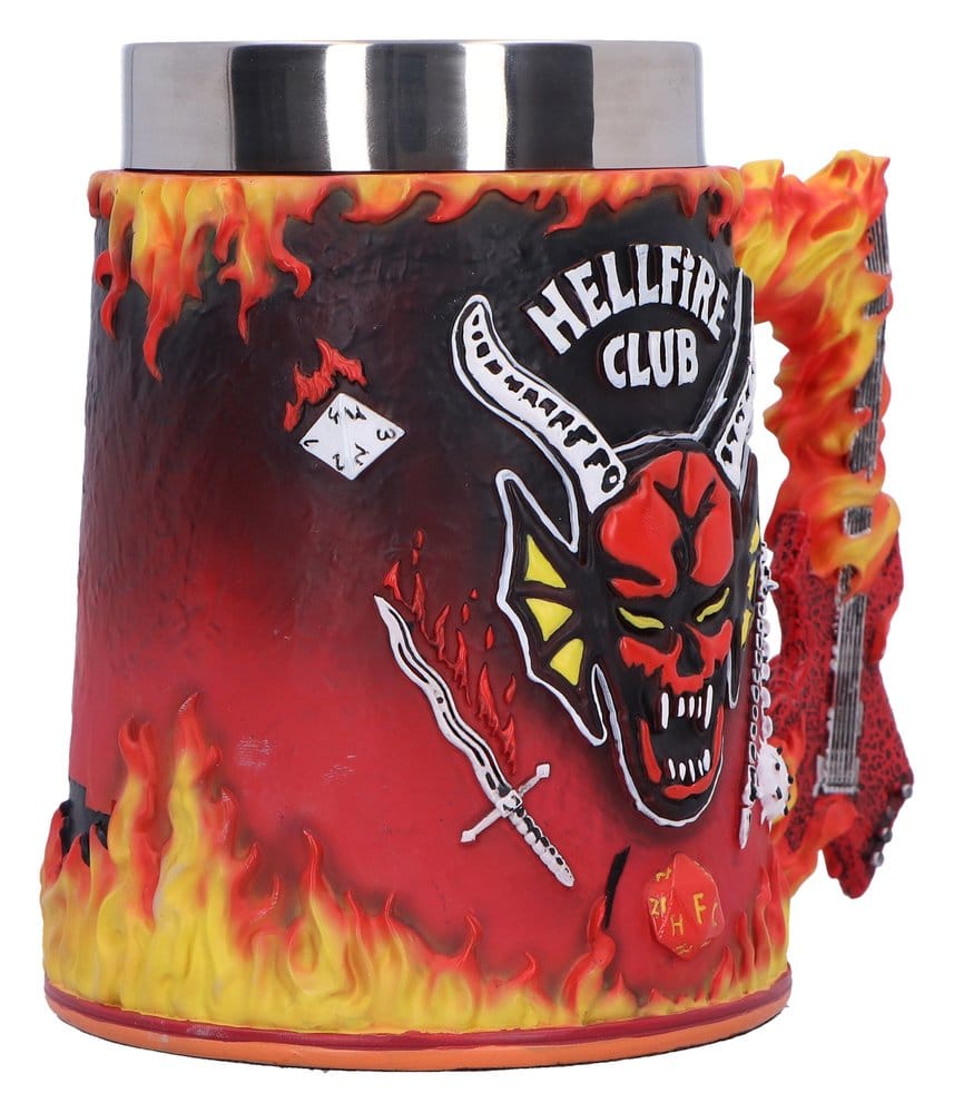 Stranger Things Tankard Hellfire Club 16 cm 0801269160753
