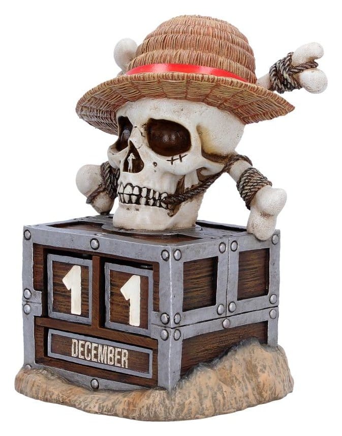 One Piece Ewiger Kalender Luffy Jolly Roger 16 cmOne Piece Perpetual Calendar Luffy Jolly Roger 16 cmOne Piece calendrier perpétuel Luffy Jolly Roger 16 cmOne Piece Calendario perpetuo Luffy Jolly Roger 16 cm 0801269162146