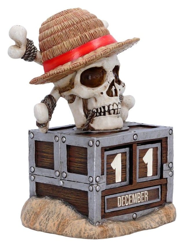 One Piece Ewiger Kalender Luffy Jolly Roger 16 cmOne Piece Perpetual Calendar Luffy Jolly Roger 16 cmOne Piece calendrier perpétuel Luffy Jolly Roger 16 cmOne Piece Calendario perpetuo Luffy Jolly Roger 16 cm 0801269162146