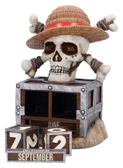 One Piece Ewiger Kalender Luffy Jolly Roger 16 cmOne Piece Perpetual Calendar Luffy Jolly Roger 16 cmOne Piece calendrier perpétuel Luffy Jolly Roger 16 cmOne Piece Calendario perpetuo Luffy Jolly Roger 16 cm 0801269162146