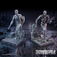 Terminator 2 Bookends T-1000 vs T-800 19 cm 0801269163662