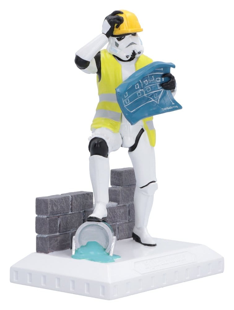 Original Stormtrooper Figure Hit a Brick Wall 18 cm 0801269164355