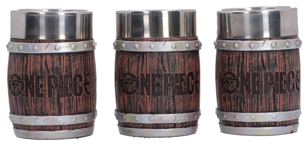 One Piece Shot Glass Set Barrel 8 cm 0801269164577
