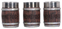One Piece Shot Glass Set Barrel 8 cm 0801269164577