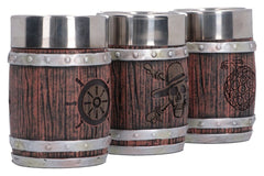 One Piece Shot Glass Set Barrel 8 cm 0801269164577