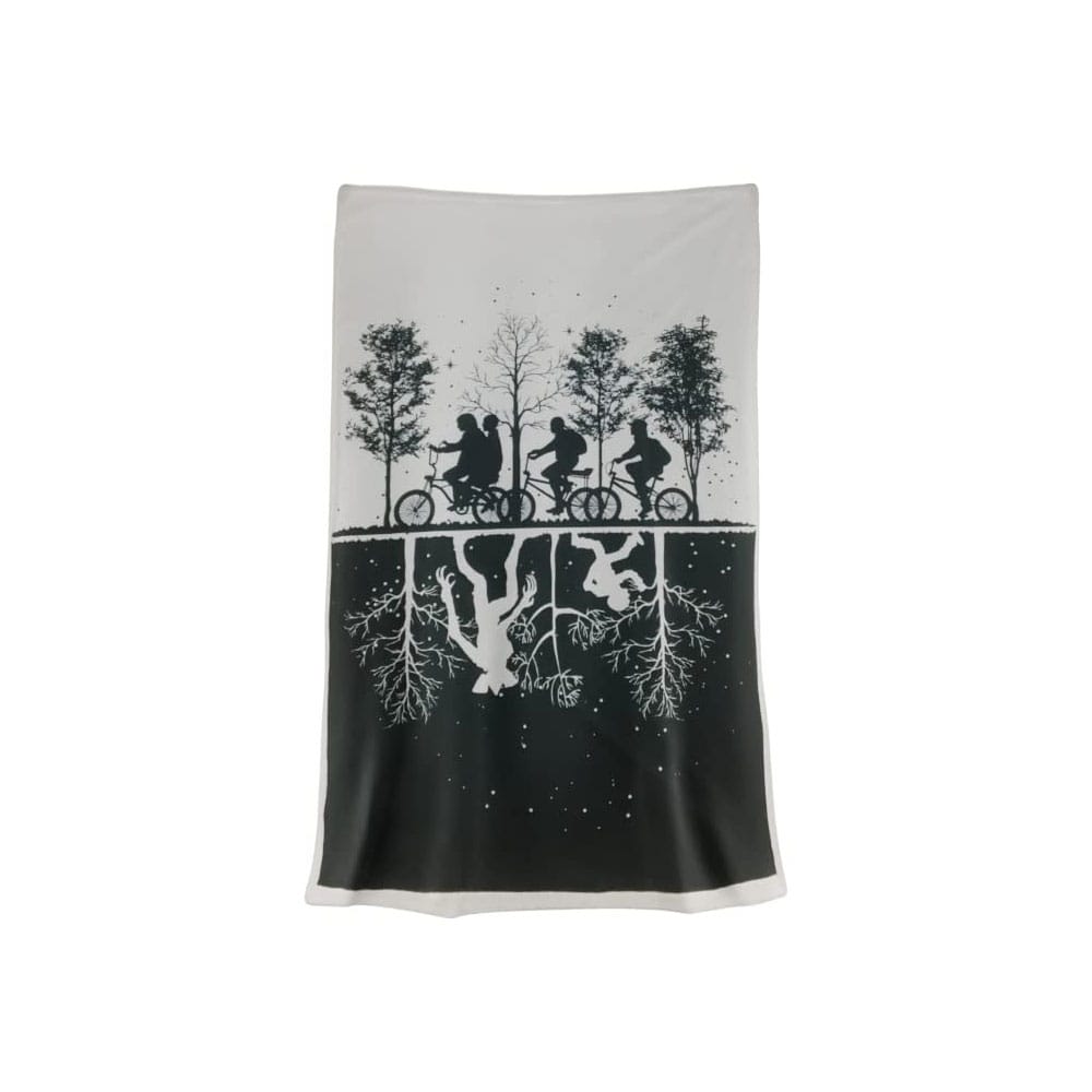 Stranger Things Throw Blanket Black & White 100 x 150 cm  0801269149628