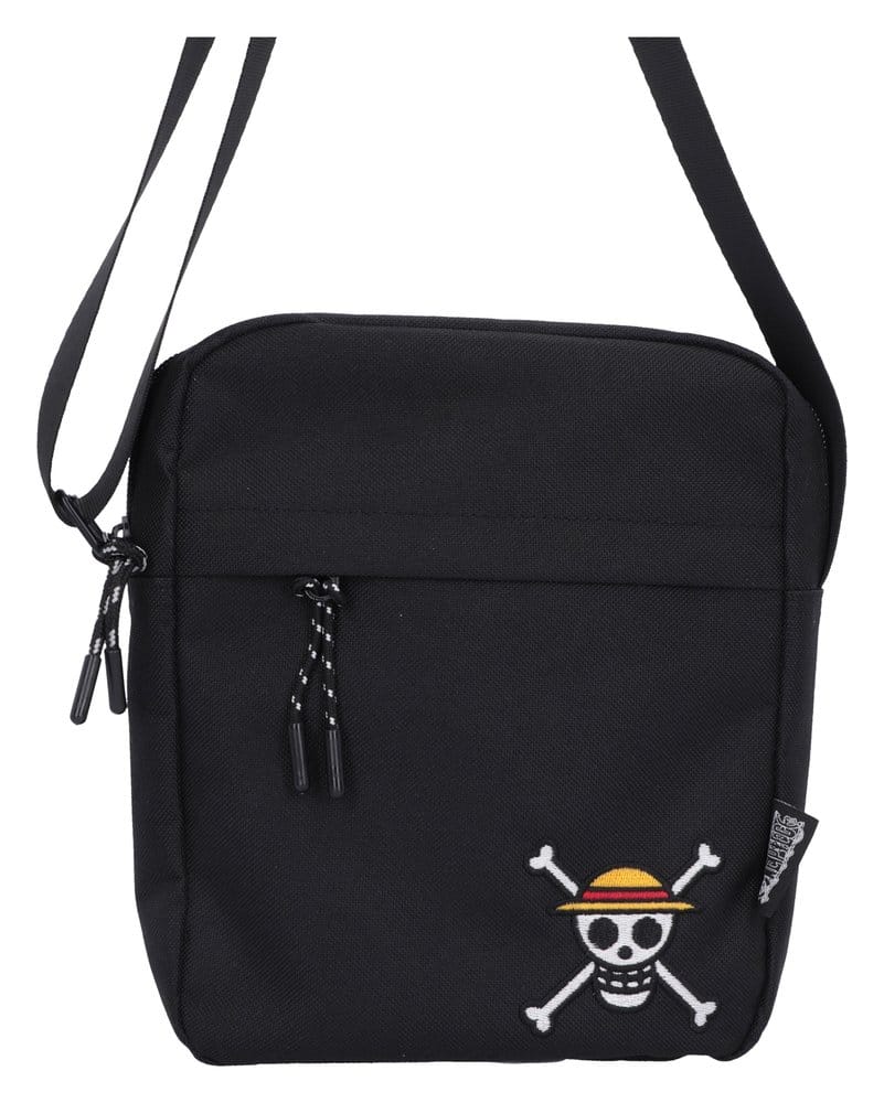 One Piece Crossbody Bag Luffy Jolly Roger (Black) 23 cm 0801269164737