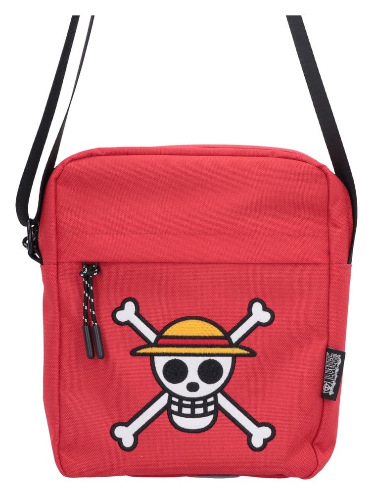 One Piece Crossbody Bag Luffy Jolly Roger (Red) 23 cm 0801269164751