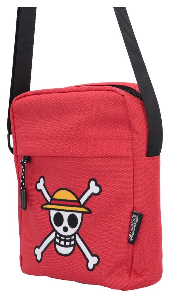 One Piece Crossbody Bag Luffy Jolly Roger (Red) 23 cm 0801269164751