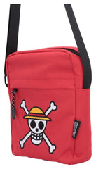 One Piece Crossbody Bag Luffy Jolly Roger (Red) 23 cm 0801269164751