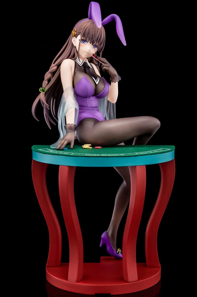 The Demon Sword Master of Excalibur Academy Statue 1/6 Elfine Phillet wearing flower's purple bunny costume with Nip Slip Gimmick System 17 cm 4570000500184