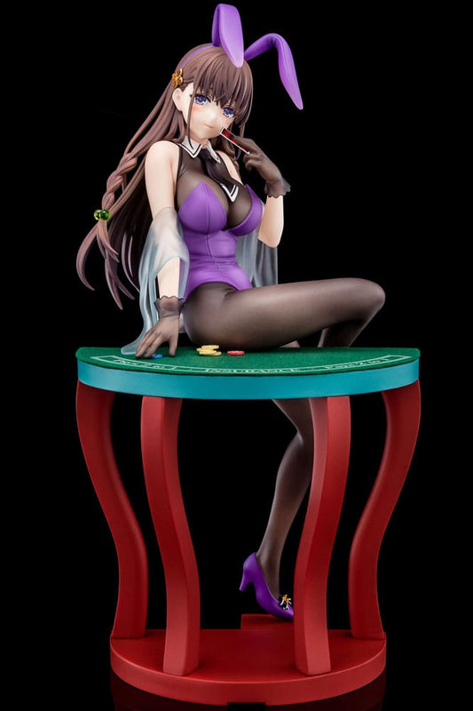 The Demon Sword Master of Excalibur Academy Statue 1/6 Elfine Phillet wearing flower's purple bunny costume with Nip Slip Gimmick System 17 cm 4570000500184
