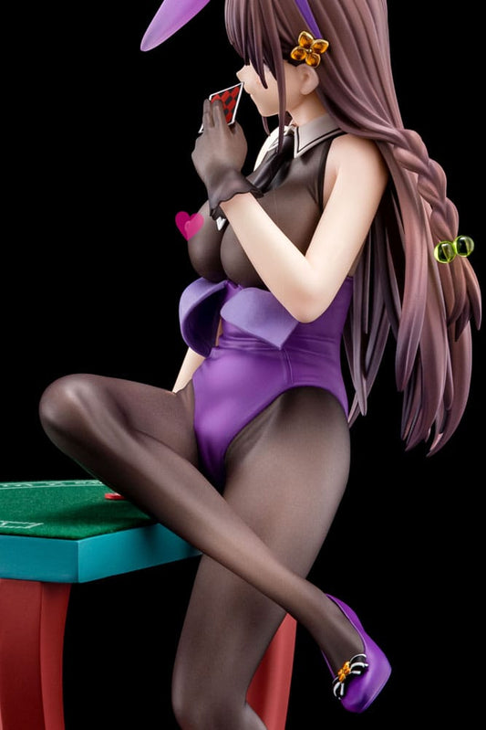 The Demon Sword Master of Excalibur Academy Statue 1/6 Elfine Phillet wearing flower's purple bunny costume with Nip Slip Gimmick System 17 cm 4570000500184