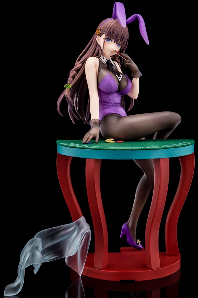 The Demon Sword Master of Excalibur Academy Statue 1/6 Elfine Phillet wearing flower's purple bunny costume with Nip Slip Gimmick System 17 cm 4570000500184