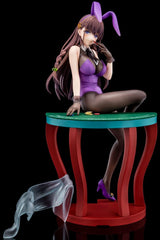 The Demon Sword Master of Excalibur Academy Statue 1/6 Elfine Phillet wearing flower's purple bunny costume with Nip Slip Gimmick System 17 cm 4570000500184