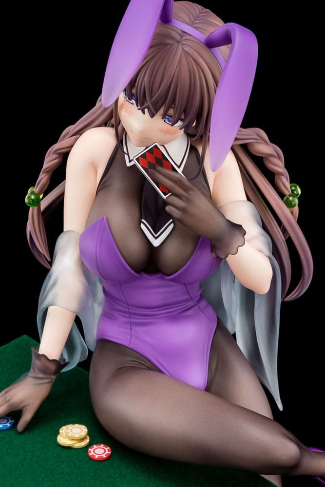 The Demon Sword Master of Excalibur Academy Statue 1/6 Elfine Phillet wearing flower's purple bunny costume with Nip Slip Gimmick System 17 cm 4570000500184