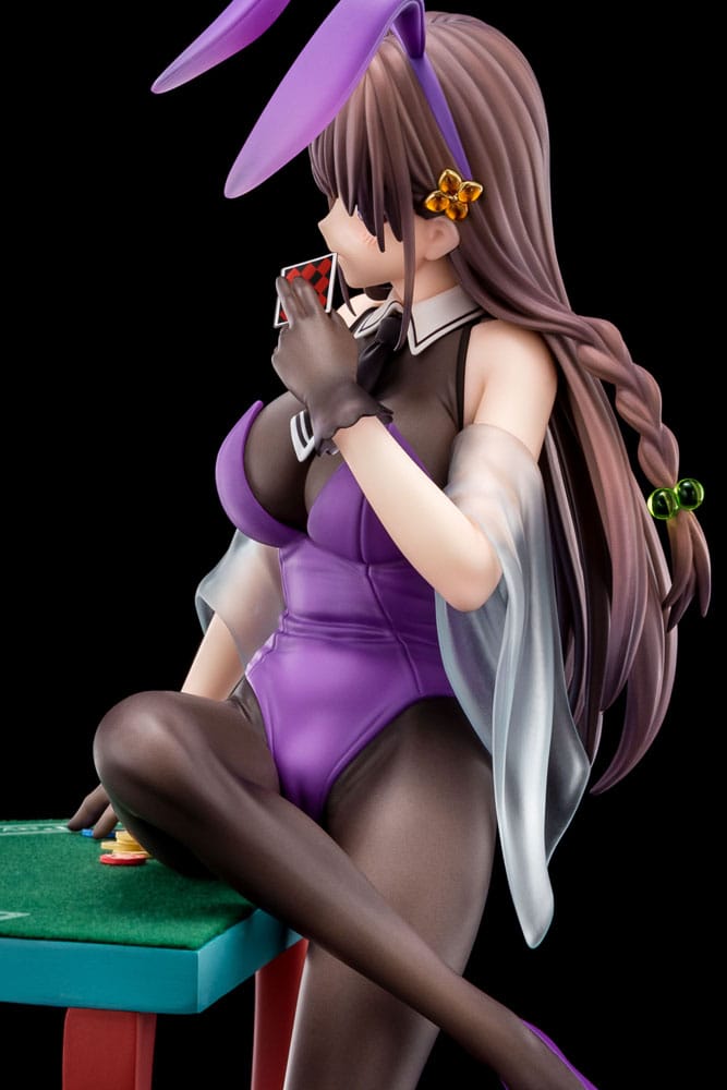 The Demon Sword Master of Excalibur Academy Statue 1/6 Elfine Phillet wearing flower's purple bunny costume with Nip Slip Gimmick System 17 cm 4570000500184