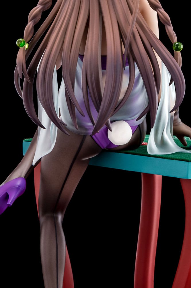 The Demon Sword Master of Excalibur Academy Statue 1/6 Elfine Phillet wearing flower's purple bunny costume with Nip Slip Gimmick System 17 cm 4570000500184