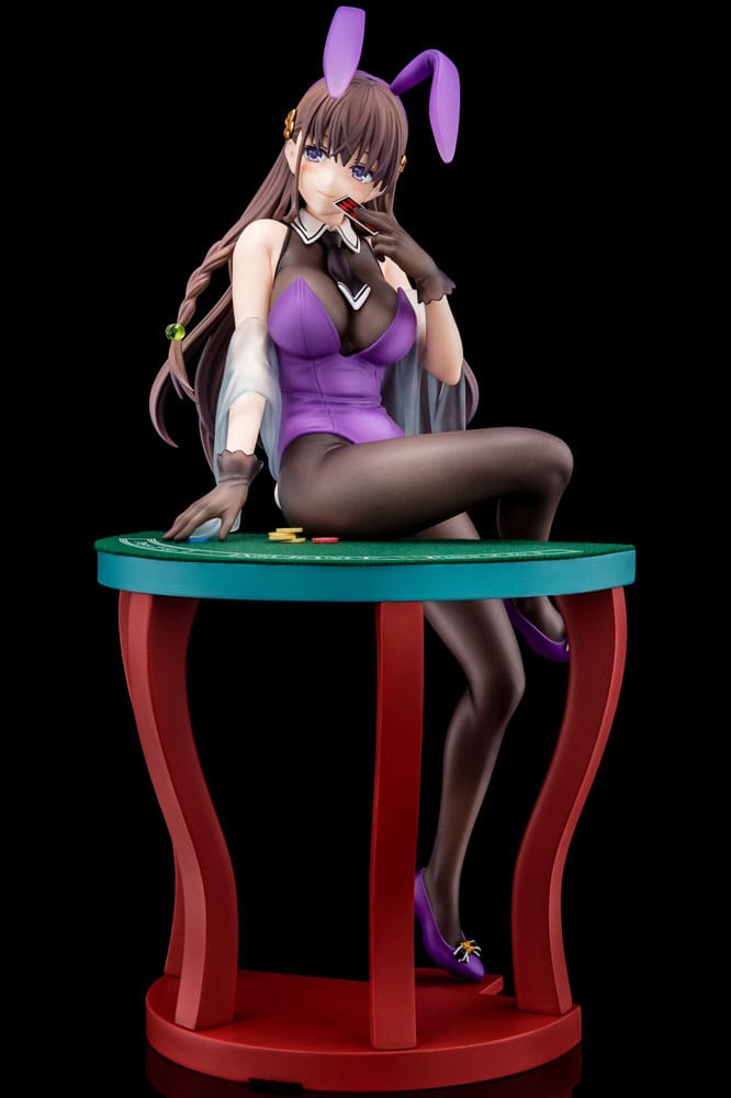 The Demon Sword Master of Excalibur Academy Statue 1/6 Elfine Phillet wearing flower's purple bunny costume with Nip Slip Gimmick System 17 cm 4570000500184