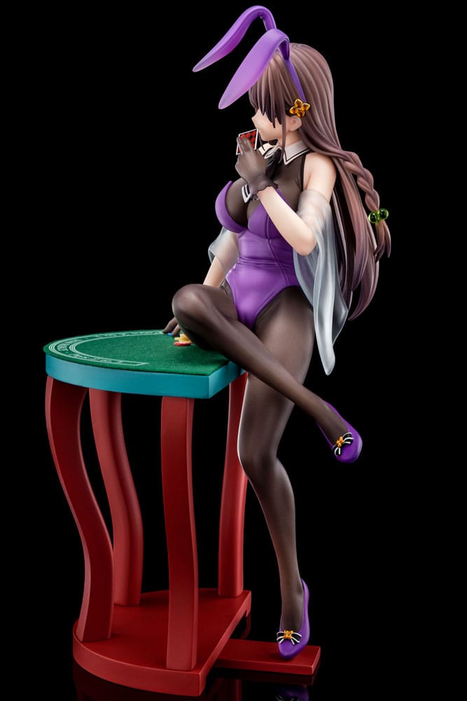 The Demon Sword Master of Excalibur Academy Statue 1/6 Elfine Phillet wearing flower's purple bunny costume with Nip Slip Gimmick System 17 cm 4570000500184