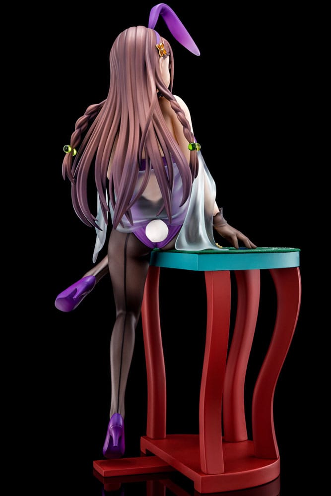The Demon Sword Master of Excalibur Academy Statue 1/6 Elfine Phillet wearing flower's purple bunny costume with Nip Slip Gimmick System 17 cm 4570000500184