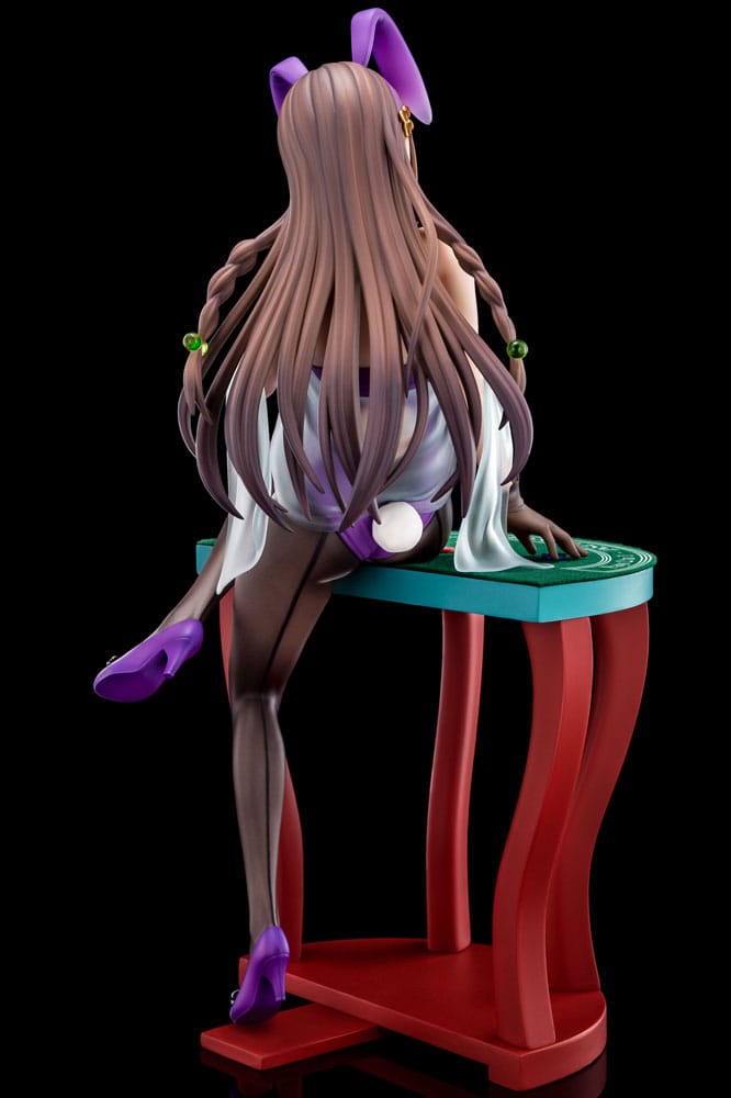 The Demon Sword Master of Excalibur Academy Statue 1/6 Elfine Phillet wearing flower's purple bunny costume with Nip Slip Gimmick System 17 cm 4570000500184