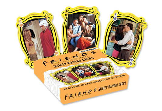 Friends Playing Cards Shaped Scenes 0840391150324