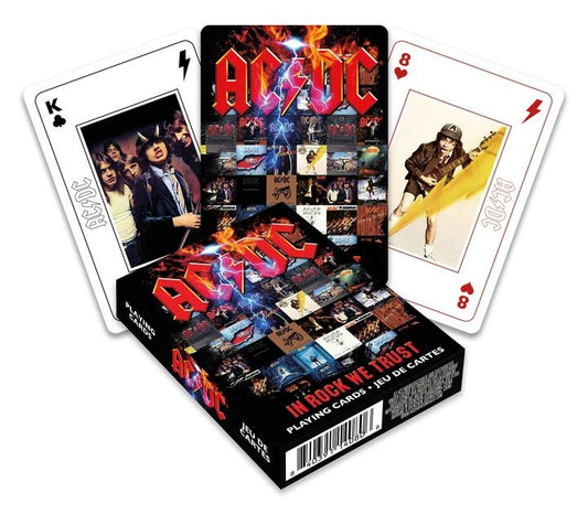 AC/DC Playing Cards In Rock We Trust - Amuzzi