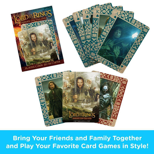 Lord Of The Rings Playing Cards Heroes And Villains - Amuzzi