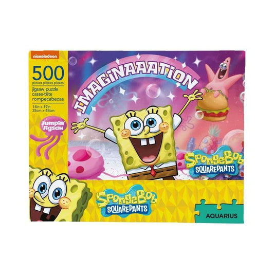 Spongebob Jigsaw Puzzle Imaginaaation (500 Pieces) - Amuzzi