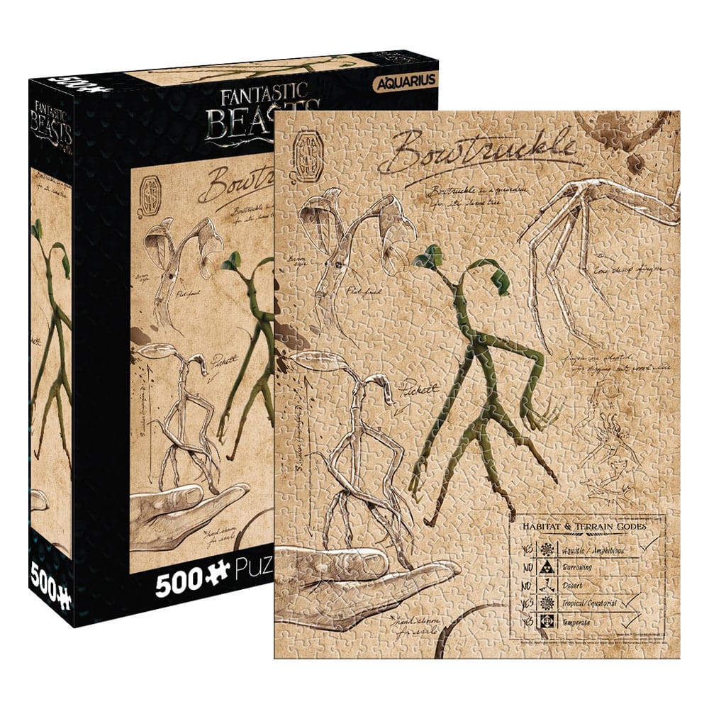 Harry Potter: Fantastic Beasts - Bowtruckle 500 Piece Jigsaw Puzzle 0840391157613