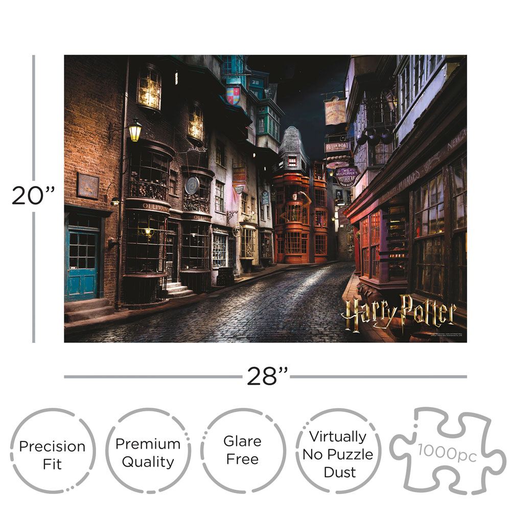 Harry Potter Jigsaw Puzzle Diagon Alley (1000 Pieces) - Amuzzi