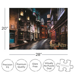 Harry Potter Jigsaw Puzzle Diagon Alley (1000 Pieces) - Amuzzi