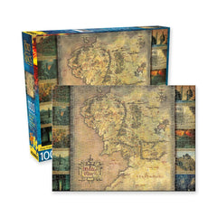 Lord of the Rings Jigsaw Puzzle Map (1000 pieces) 840391148840