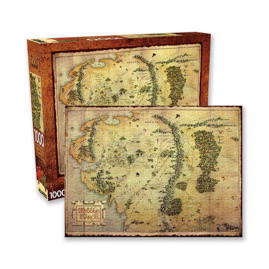 The Hobbit Jigsaw Puzzle Map (1000 pieces) 0840391148857
