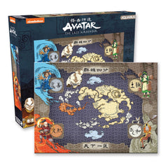 Avatar: The Last Airbender Jigsaw Puzzle Map (1000 pieces) 0840391152748