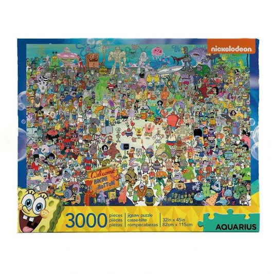 Spongebob Jigsaw Puzzle Bikini Bottom (3000 Pieces) - Amuzzi