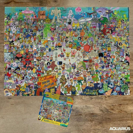 SpongeBob Jigsaw Puzzle Bikini Bottom (3000 pieces) 0840391129054