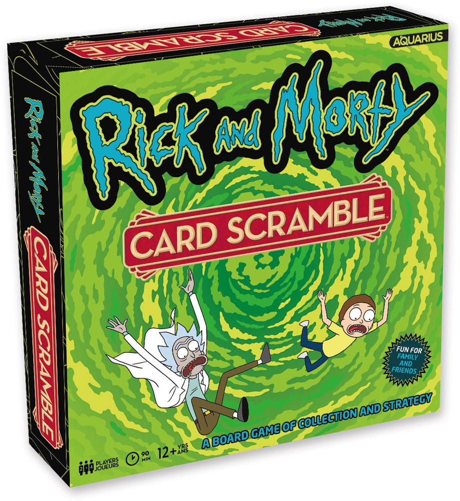 Rick and Morty Board Game Card Scramble *English Version* 0840391157941