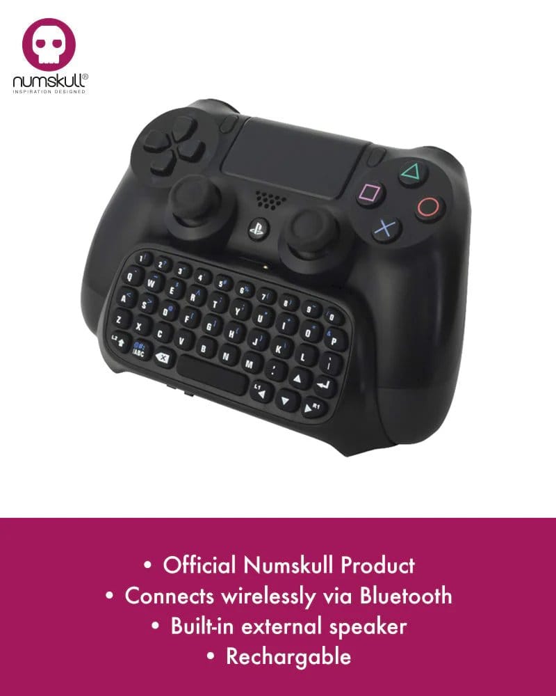 PlayStation 4 Mini Keyboard / Chatpad Bluetooth Wireless 5060576842041